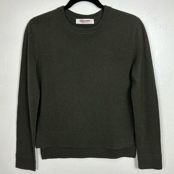 John Patric Organic Wool Cashmere Blend Hi-Low Hem Pullover Sweater Size XS - Picture 2 of 9
